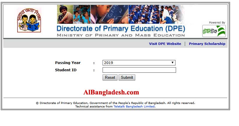 PSC Result 2019 Chittagong Board With Marks