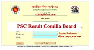PSC Result 2019 Comilla Board
