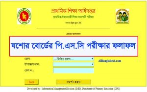 PSC Result 2019 Jessore Board