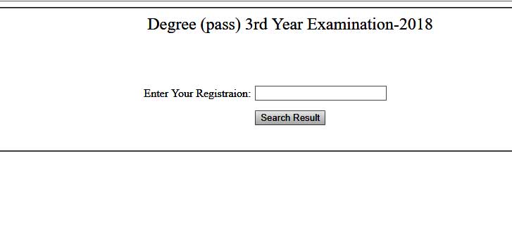 Nu Degree 3rd Year Result 2020
