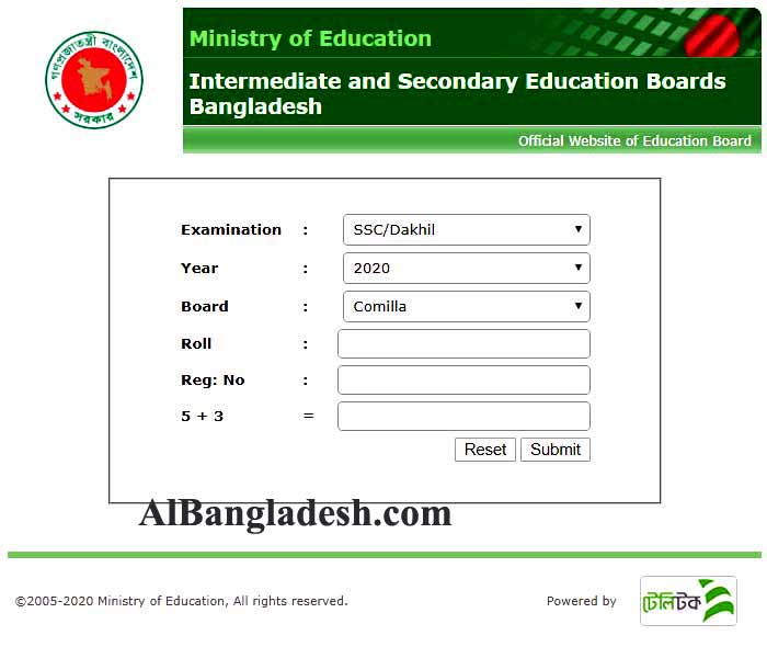 SSC Result 2021 Comilla Board