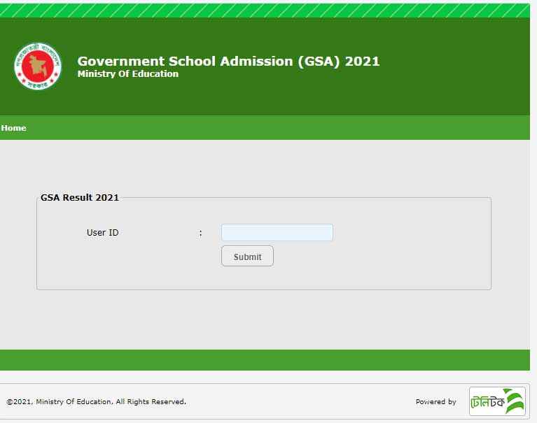 GSA Lottery Result 2021