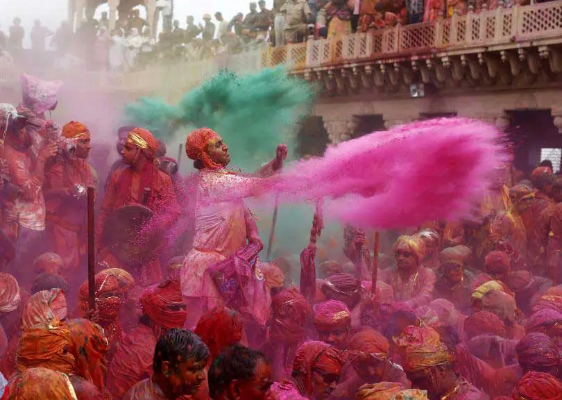 Holi Celebration in Agra