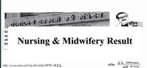 Nursing & Midwifery Exam Result 2021