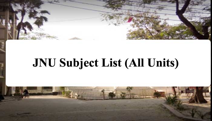 Jagannath University Subject List | All Units(A, B, C, D)