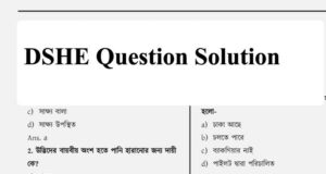 DSHE question solution 2021