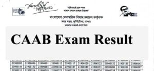 CAAB Exam Result 2021