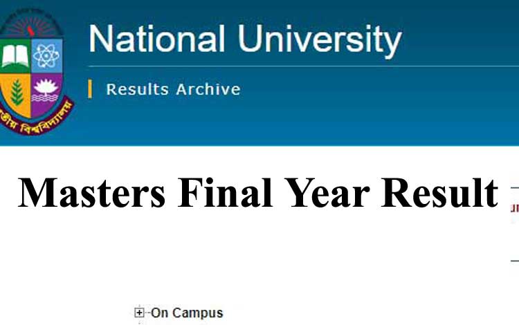 NU Masters Final Year Result 2021(ফলাফল দেখুন)- National University