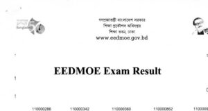 EEDMOE Exam Result 2022