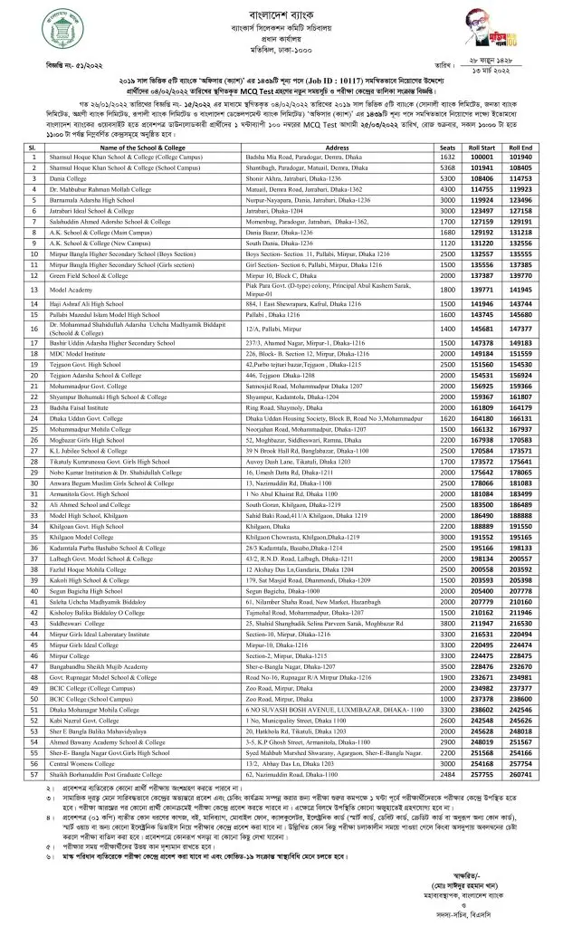 5 Bank Exam Date 2022