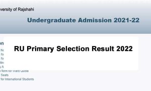 RU Primary Selection Result 2022