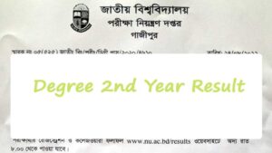 Degree 2nd Year Result 2022
