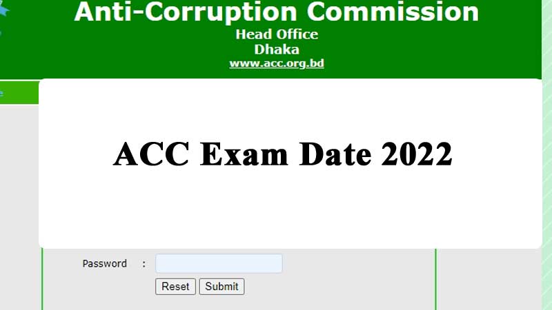 ACC Exam Date 2022(Published), Admit Card & Seat Plan