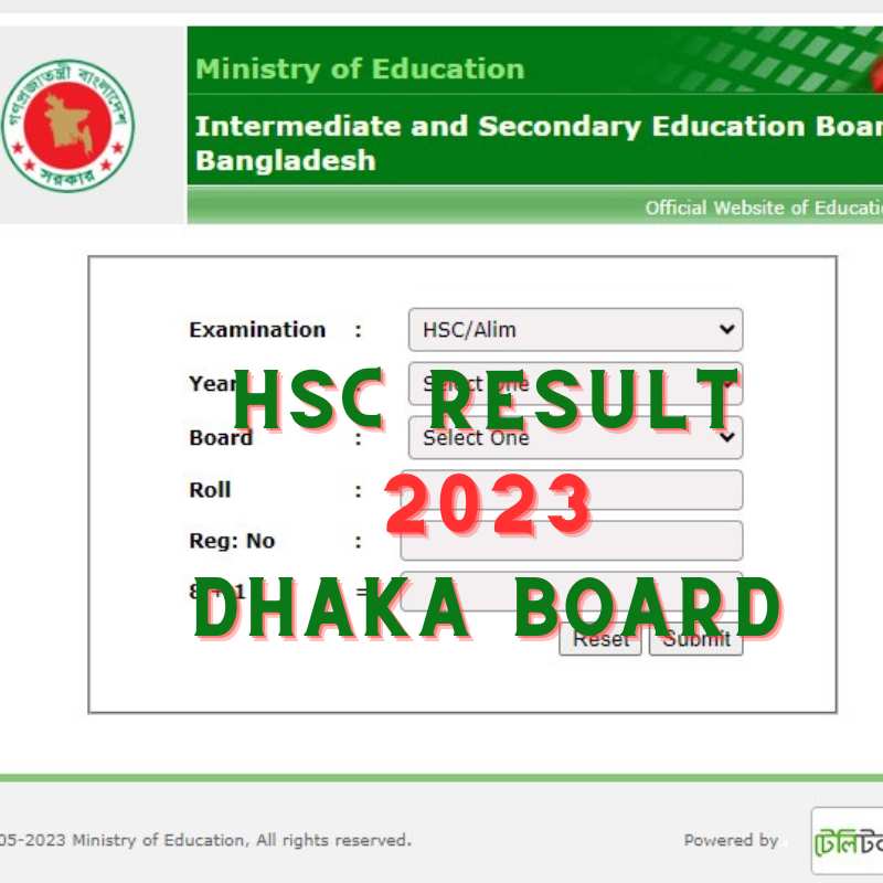 HSC Result 2023 Dhaka Board | Reveal Your Scores
